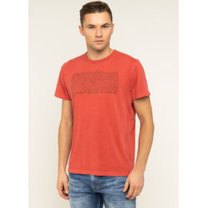 Pepe Jeans pánské červené tričko Billy - S (265)